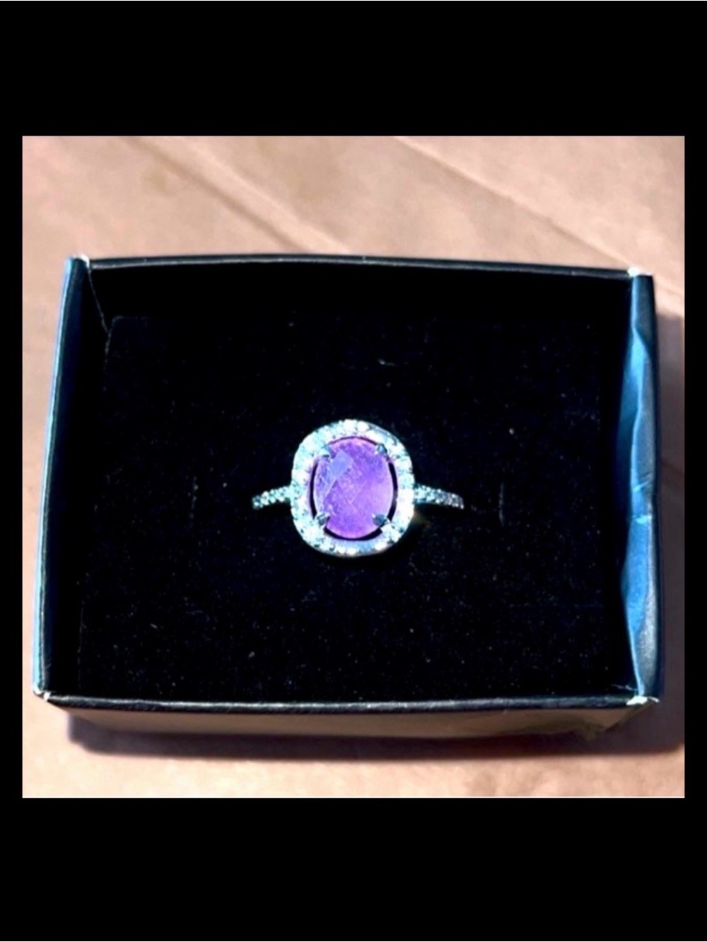 RBP3105 Stopping Ahead: : Genuine Lavender Quartz Ring Sz 8